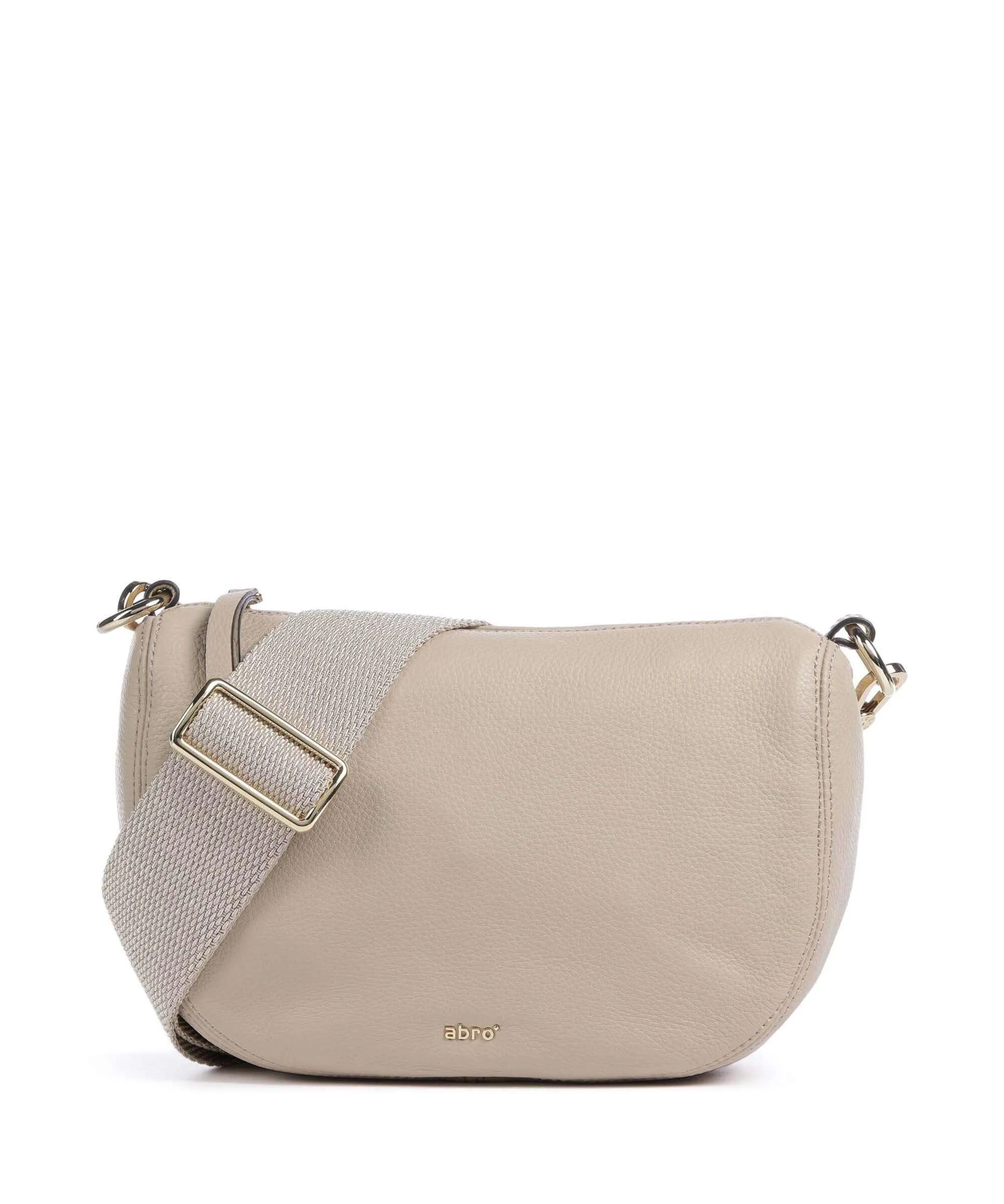  Abro Dalia Mina Borsa a tracolla pelle di vacchetta grana beige  