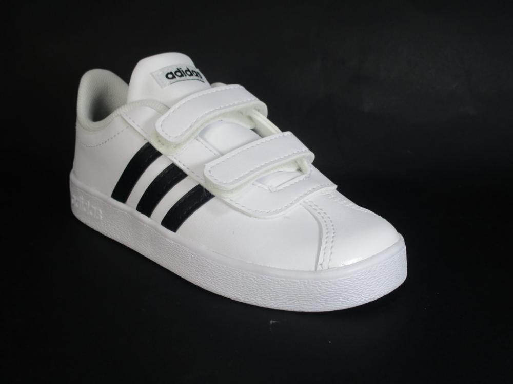 Adidas Court 2.0 DB1839 black-white children's sneakers shoe