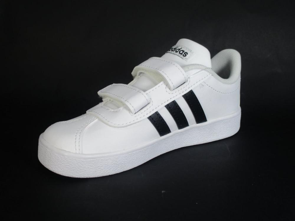 Adidas Court 2.0 DB1839 black-white children's sneakers shoe