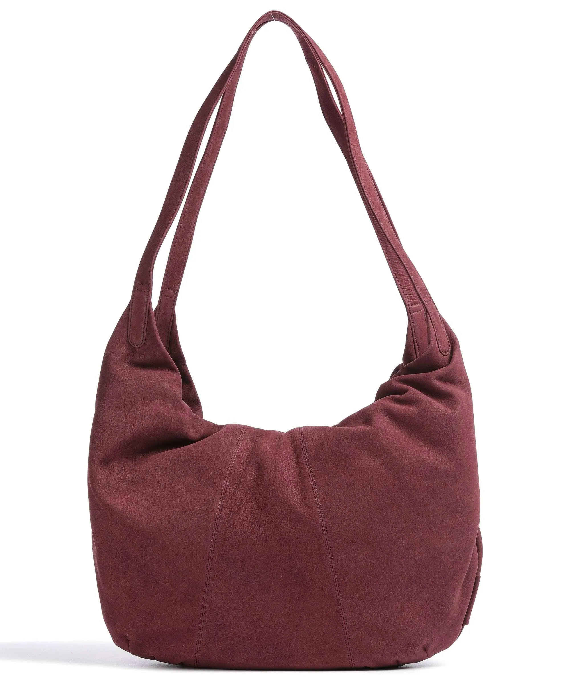  Aunts & Uncles Amelie´s Nettle Bed Ginseng Borsa hobo pelle ruvida rosso bordò  