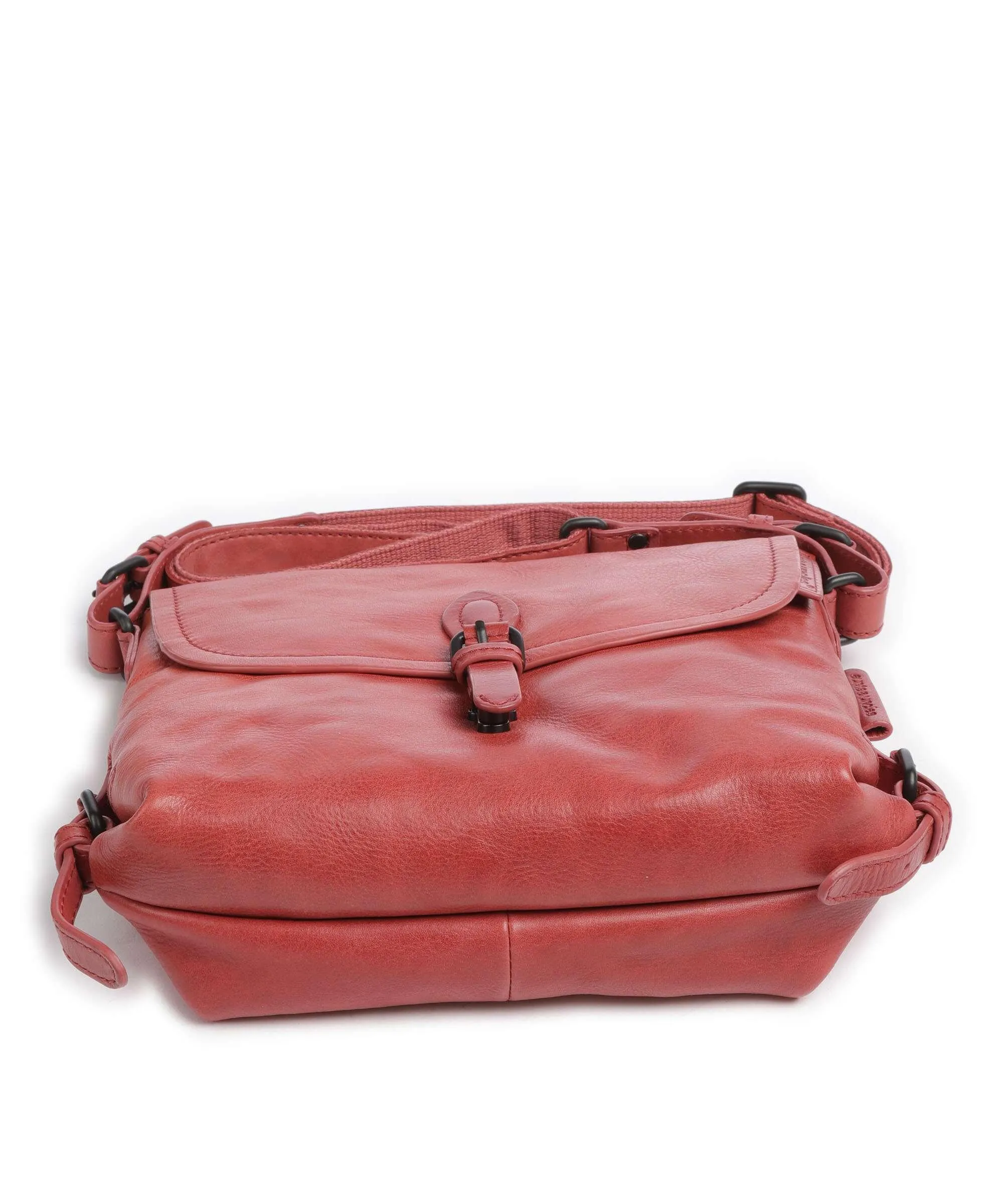  Aunts & Uncles Grandma's Luxury Club Mrs. Puff Pie Borsa a tracolla pelle di vacchetta finemente grana rosso  