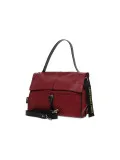 Borsa a tracolla Rebelle CLIO SATCHEL L DOLLARO in pelle rubino