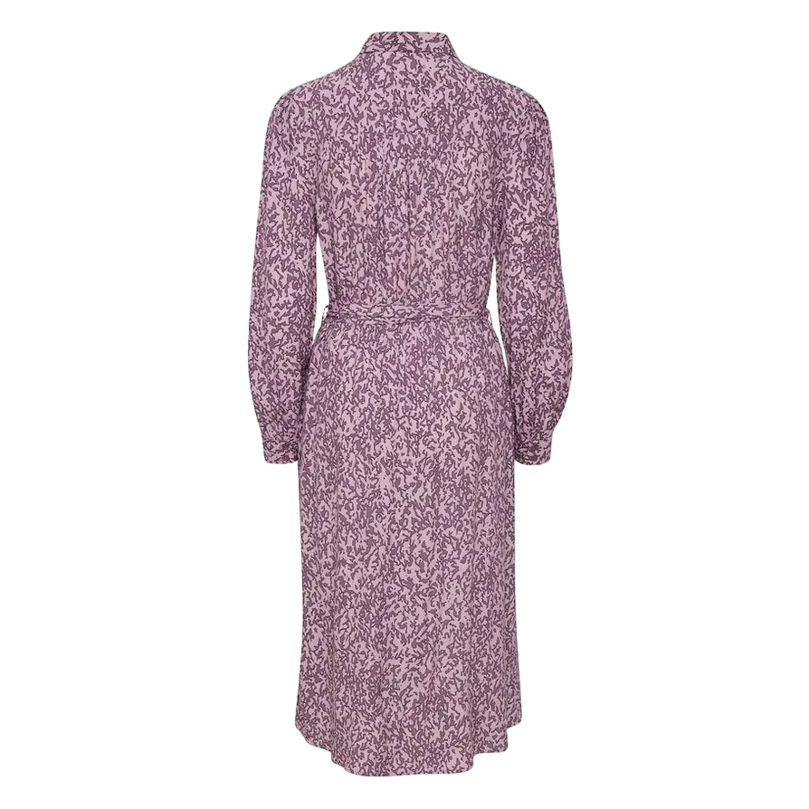 b.young Byflori Long Shirt Dress 20810958 201063 grapeade mix