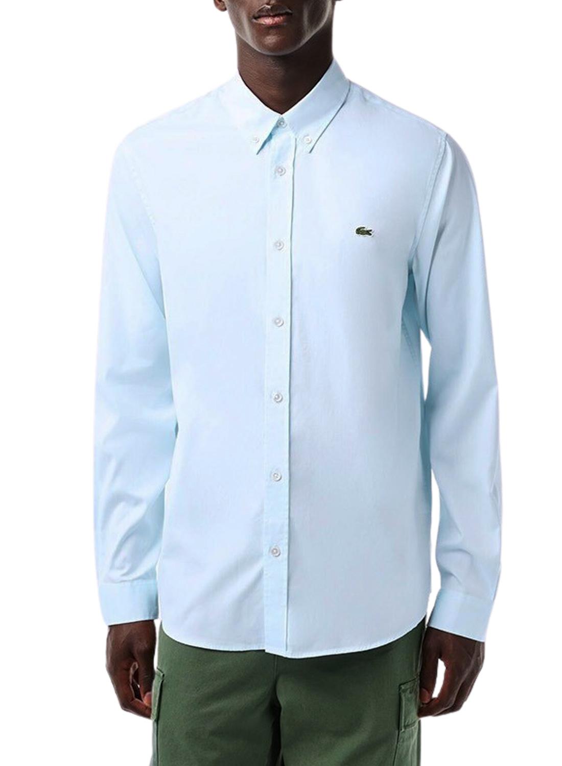 Camicia Lacoste Panorama casual Blu per Uomo