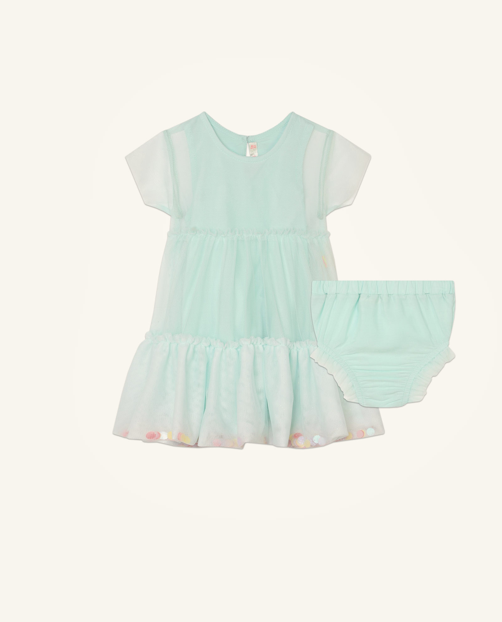 Completo vestito e bloomer Billieblush per bambine