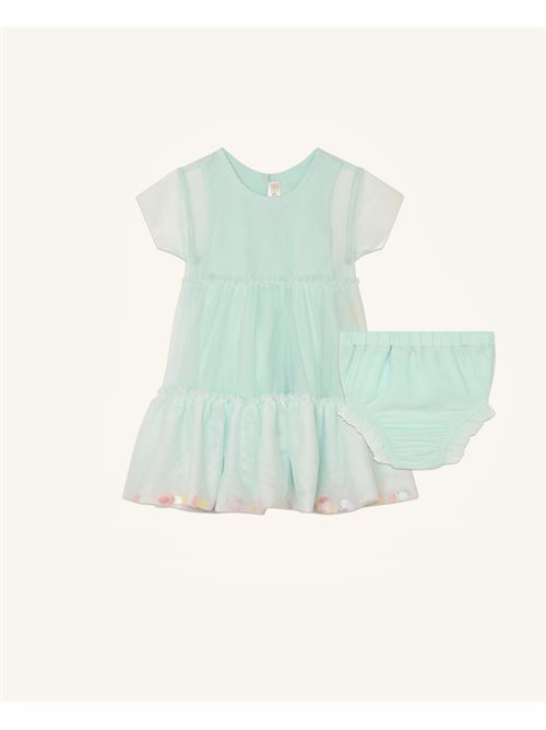 Completo vestito e bloomer Billieblush per bambine