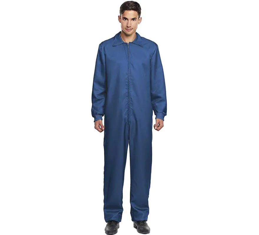 Costume da lavoratore o tuta blu navy per uomo