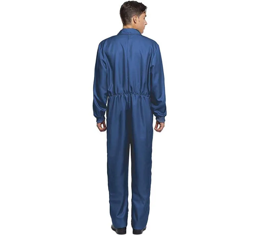 Costume da lavoratore o tuta blu navy per uomo