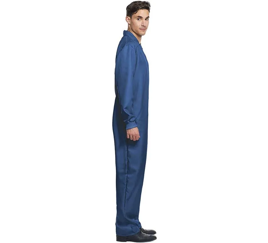 Costume da lavoratore o tuta blu navy per uomo