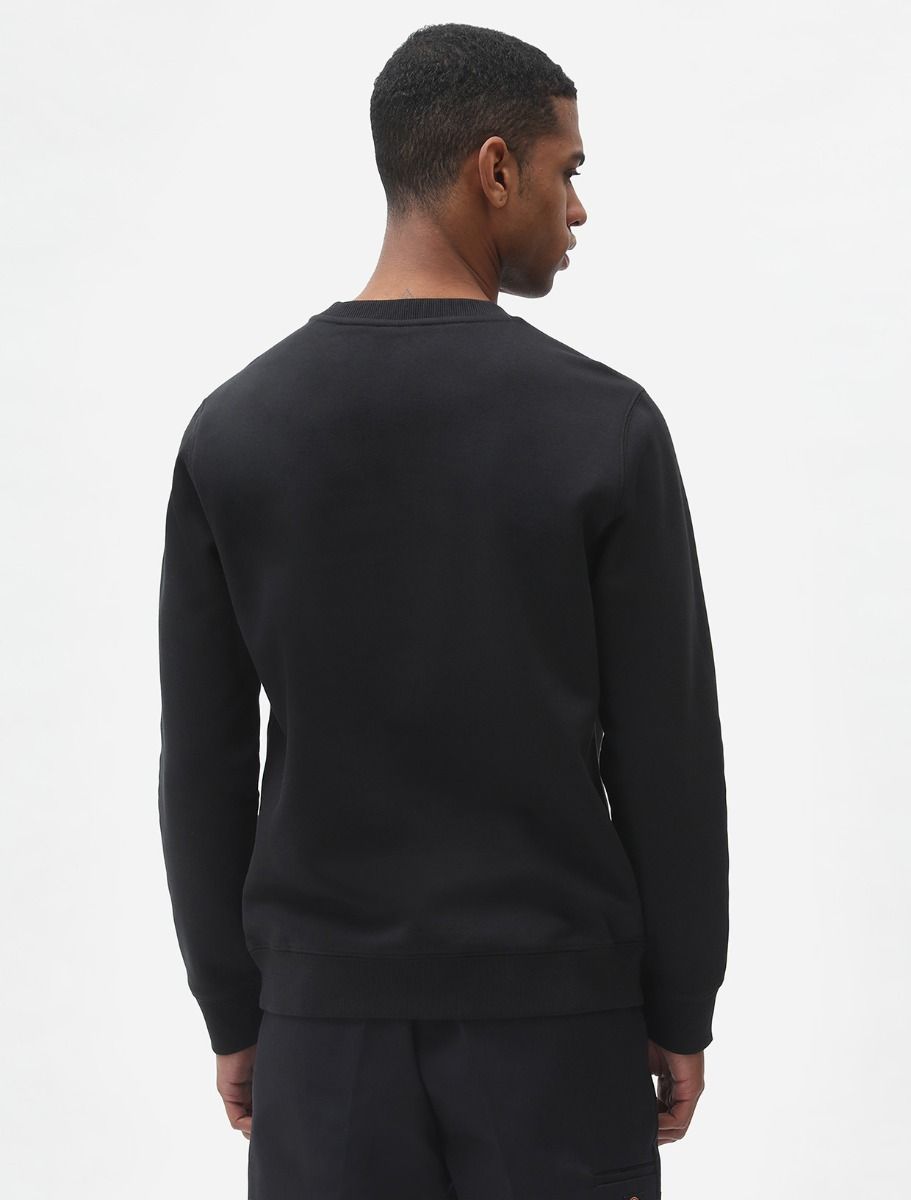 Dickies Oakport DK0A4XCEBLK black unisex crewneck sweatshirt 