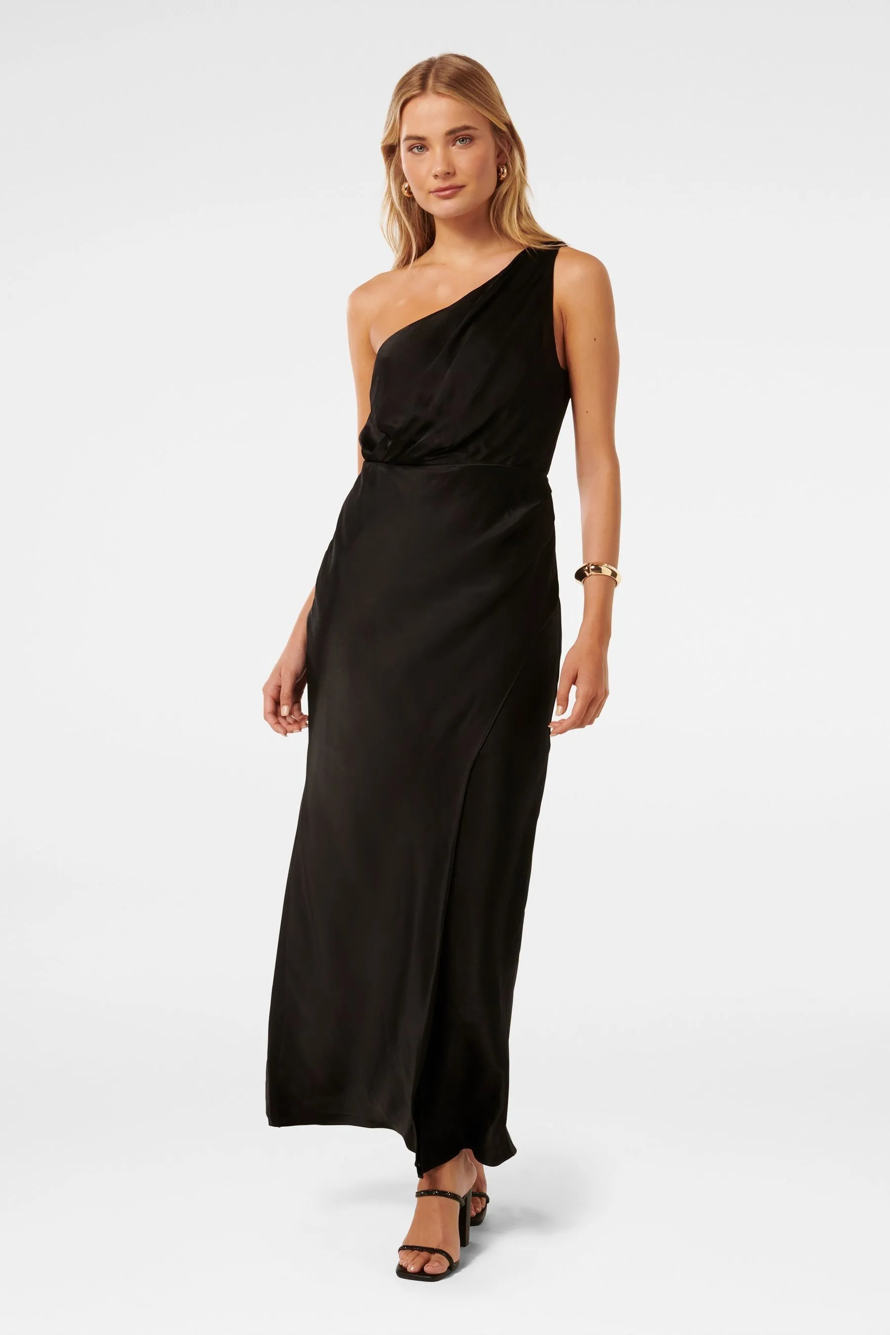 Forever New - Emily - Abito maxi monospalla Satin