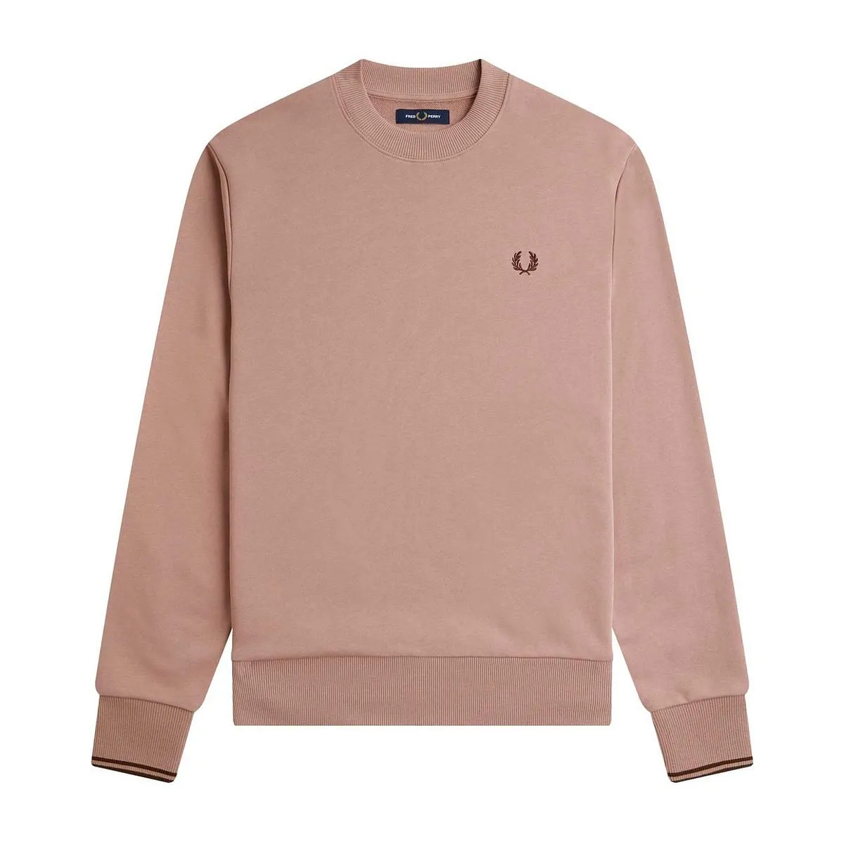      FRED PERRY FELPA GIROCOLLO LOGO  