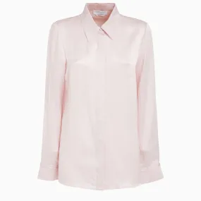 GABRIELA HEARST  Camicia Cruz in seta rosa