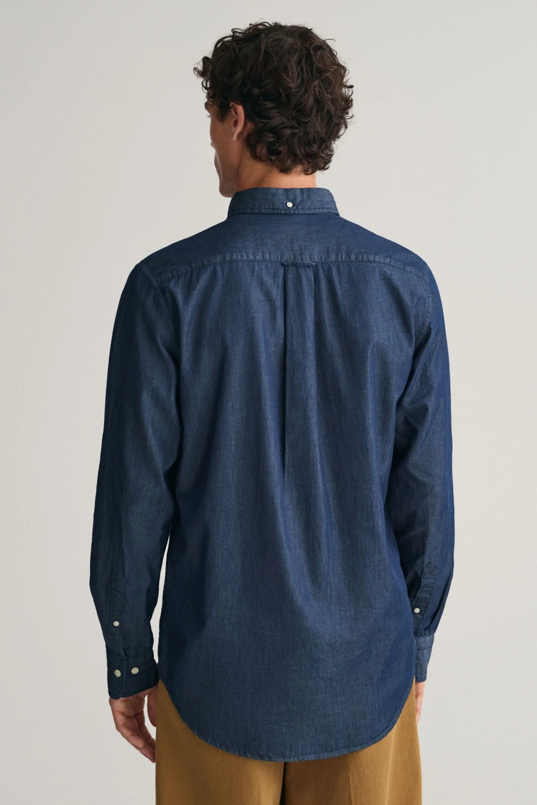 GANT regular  - Vestibilità Denim 100% Cotone Camicia    