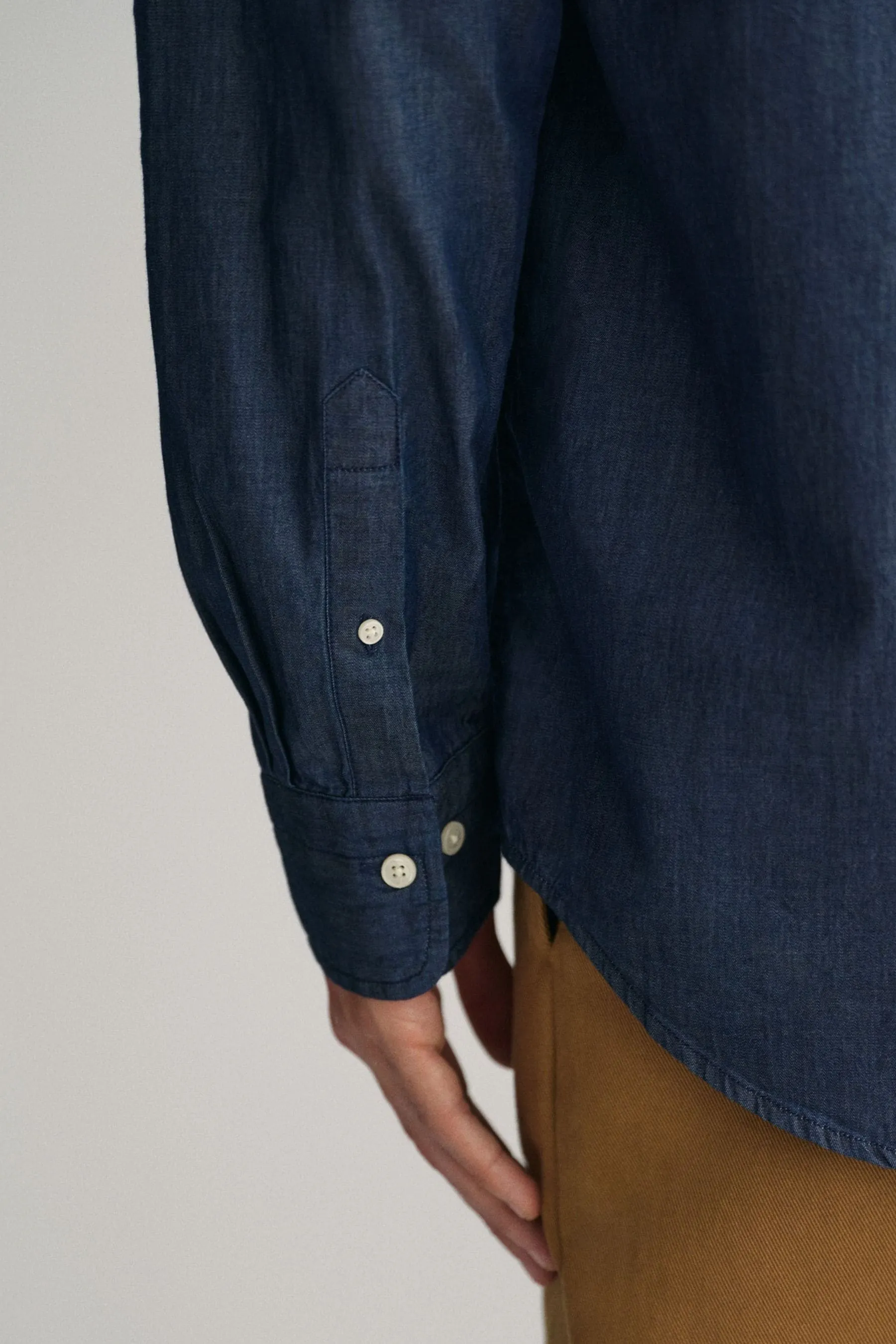 GANT regular  - Vestibilità Denim 100% Cotone Camicia    