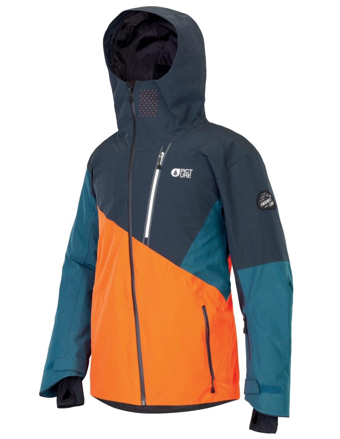 Giacca da sci Picture Organic Alpin Jacket arancione blu scuro