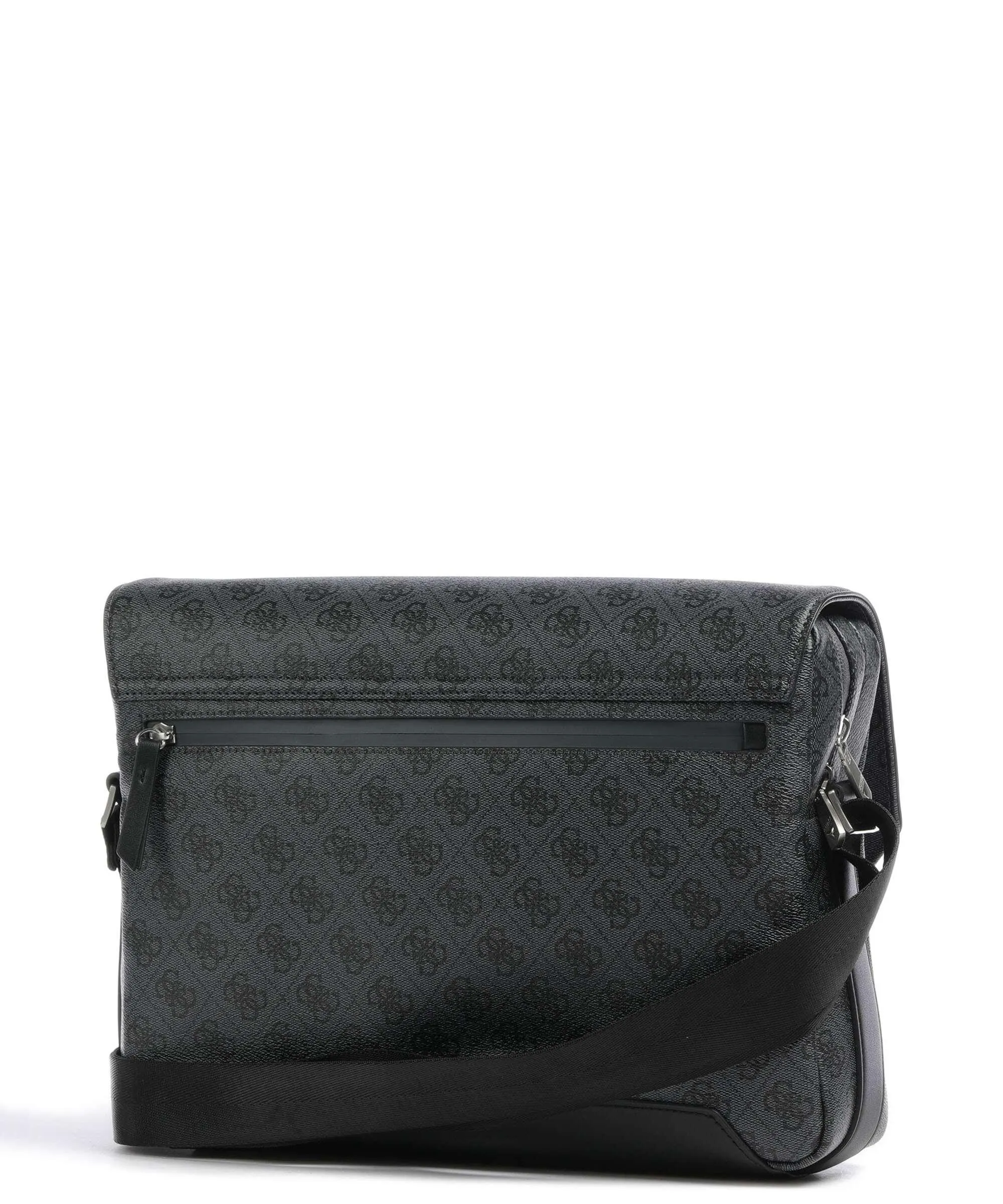  Guess Vezzola Eco Borsa messenger pelle sintetica nero  