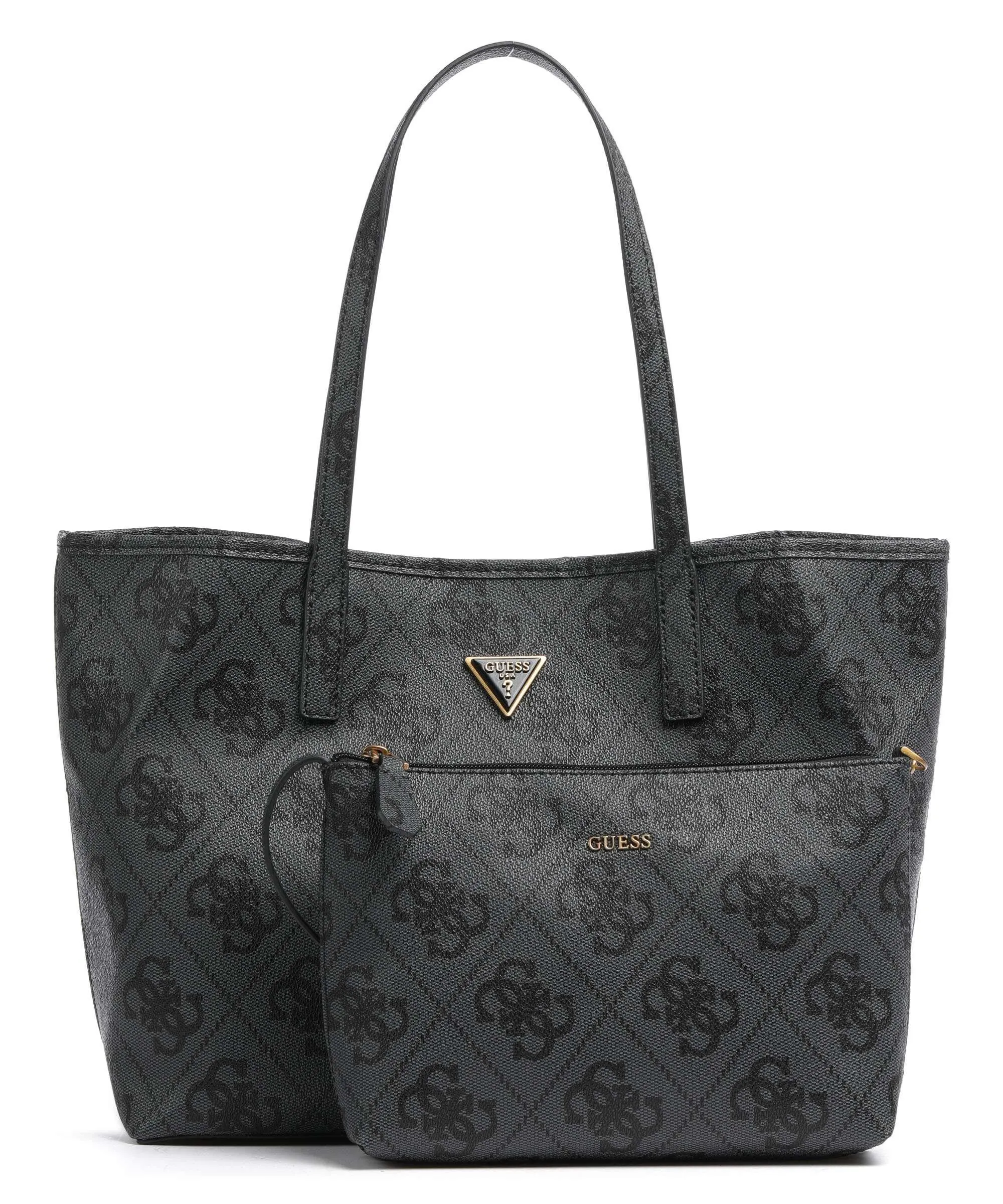  Guess Vikky Borsa shopper pelle sintetica grigio scuro  