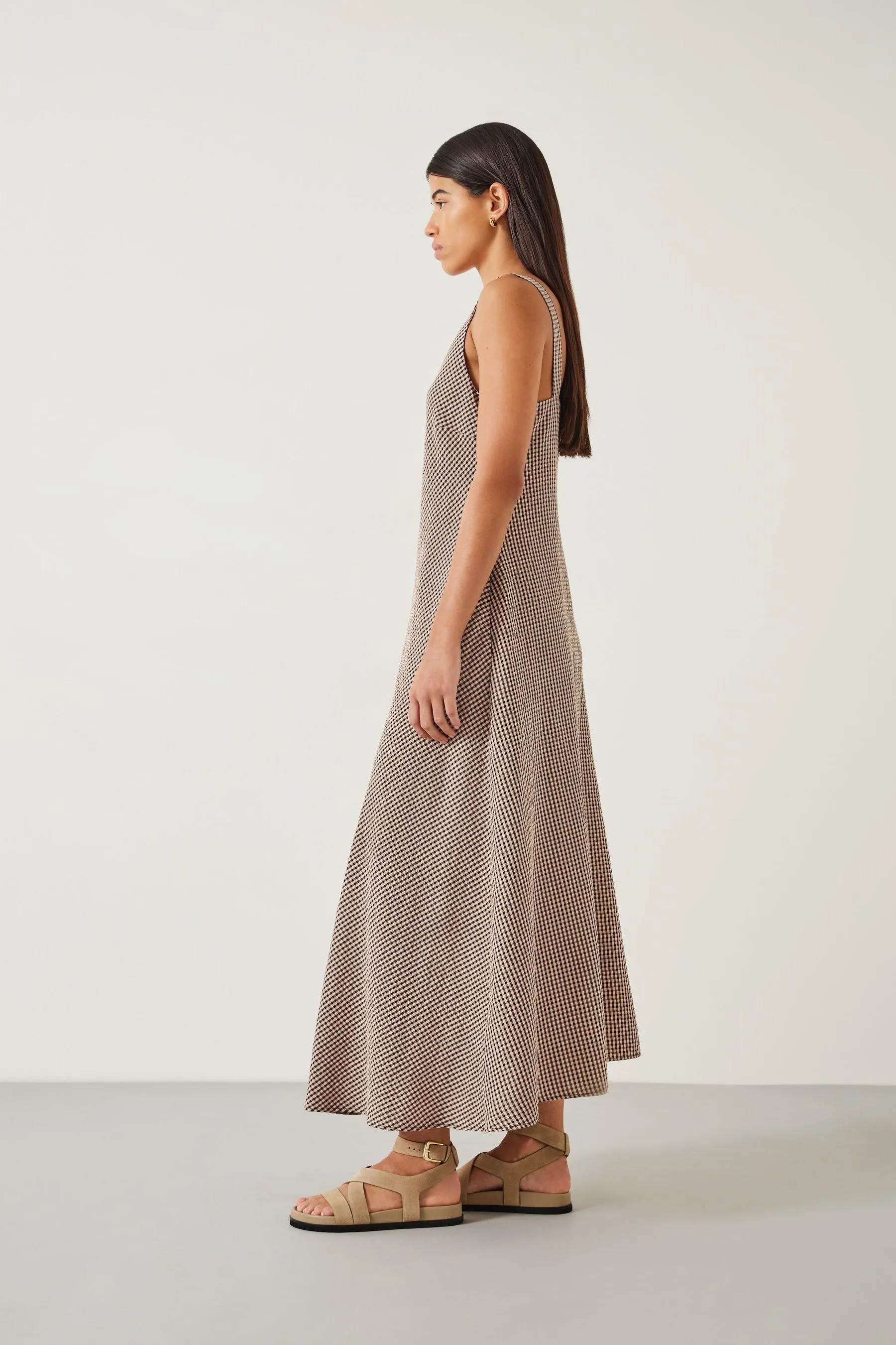 Hush - Lina - Abito maxi in percalle