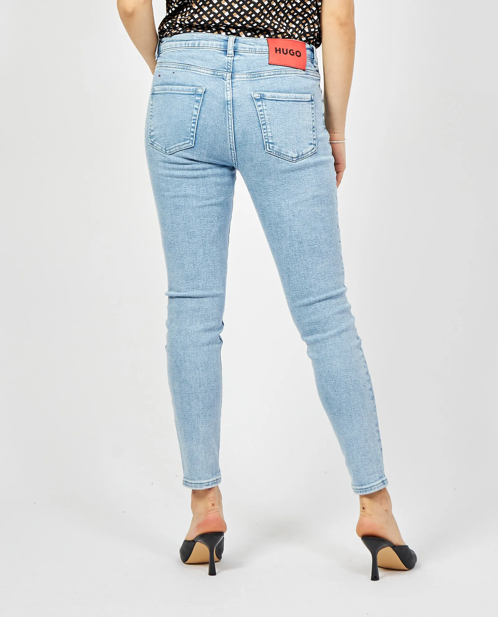 Jeans extra slim fit in denim elasticizzato