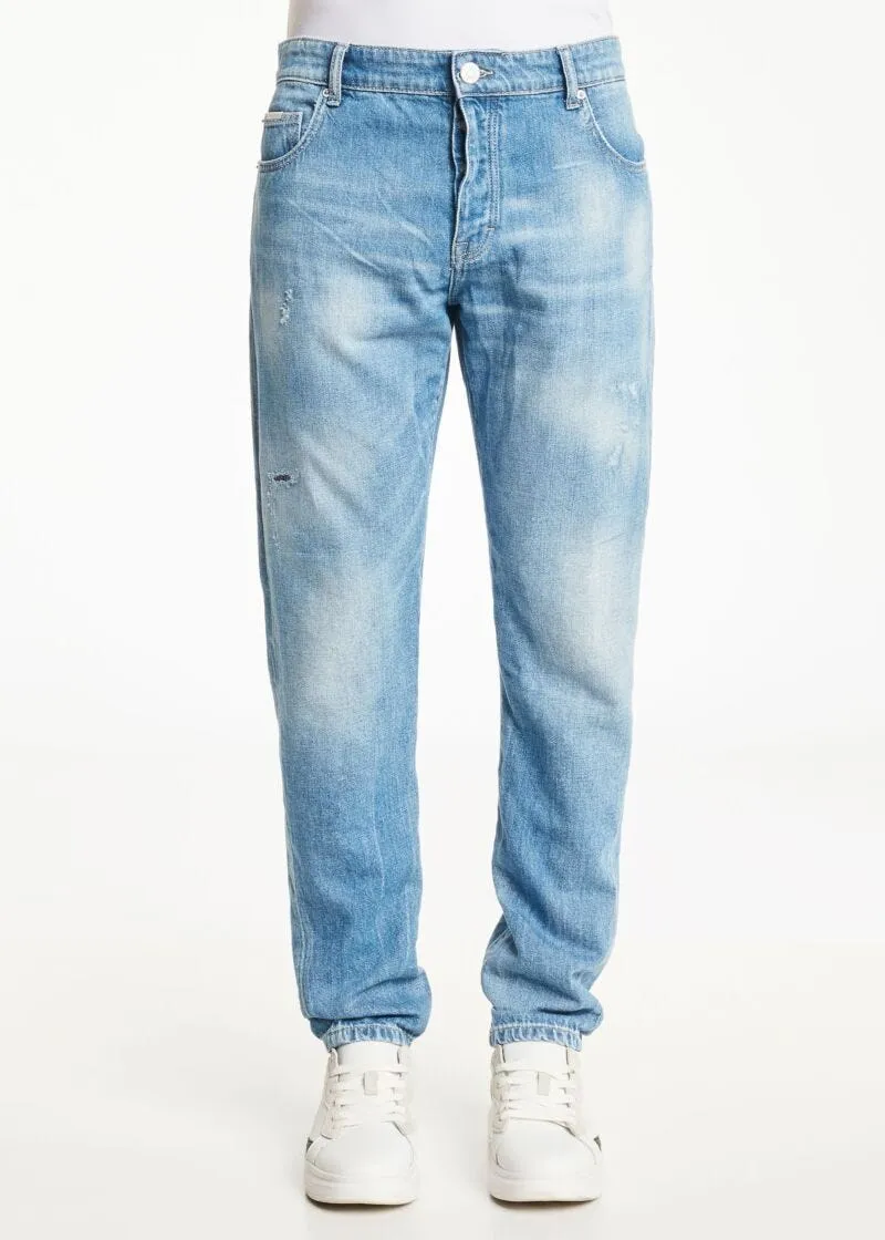 Jeans in denim di cotone