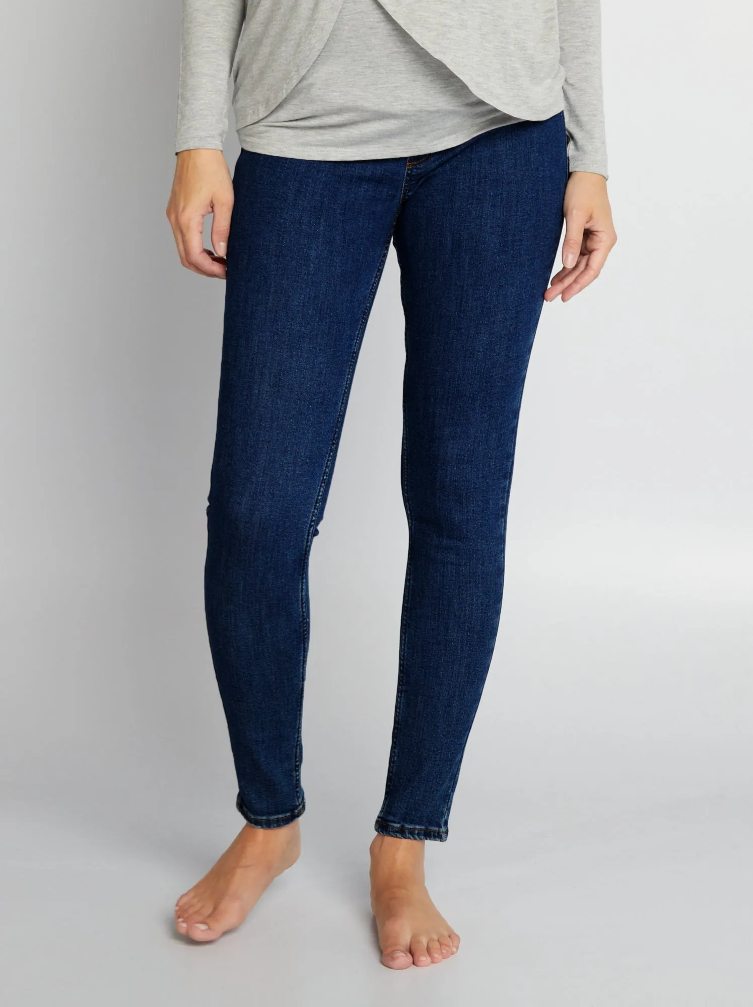 Jeans premaman superstretch - BLU