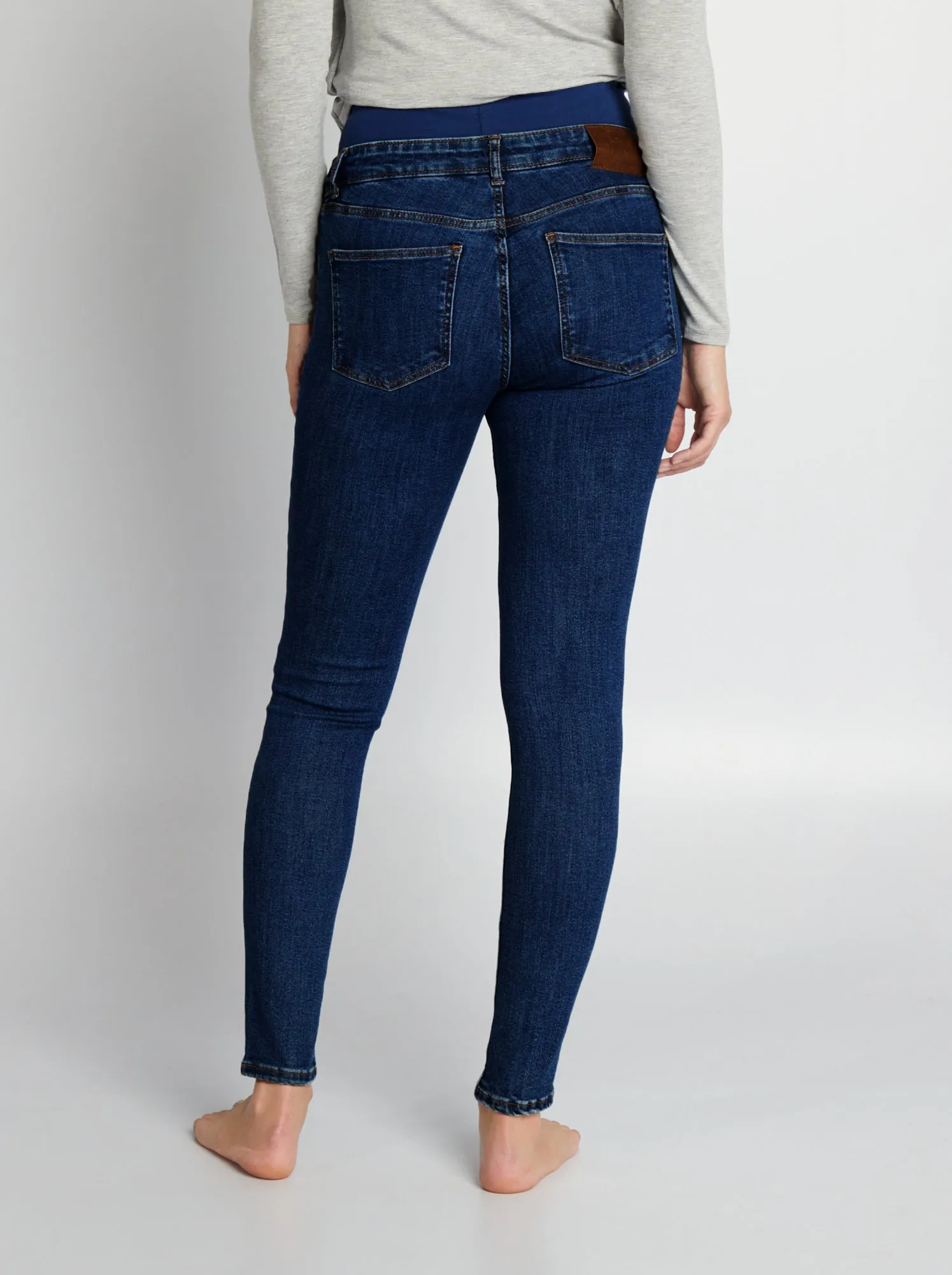 Jeans premaman superstretch - BLU