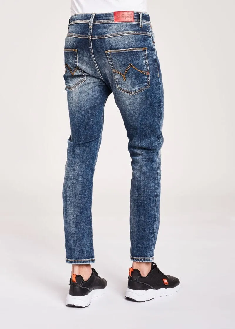 Jeans skinny loose in denim