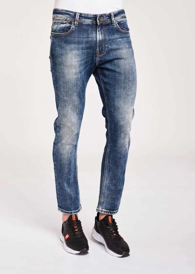 Jeans skinny loose in denim