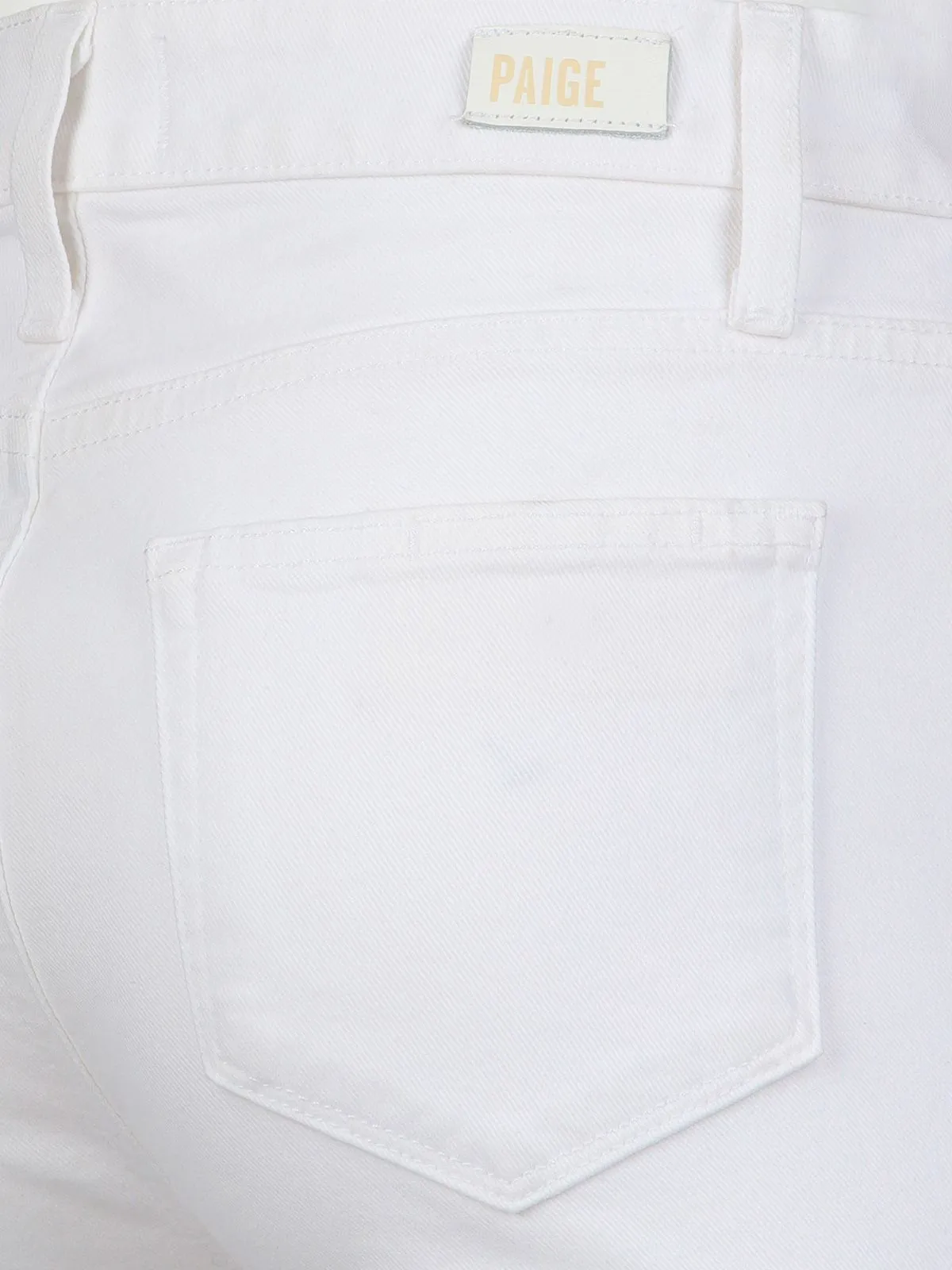 JEANS SKINNY "HOXTON CROP" IN DENIM DI COTONE BIANCO