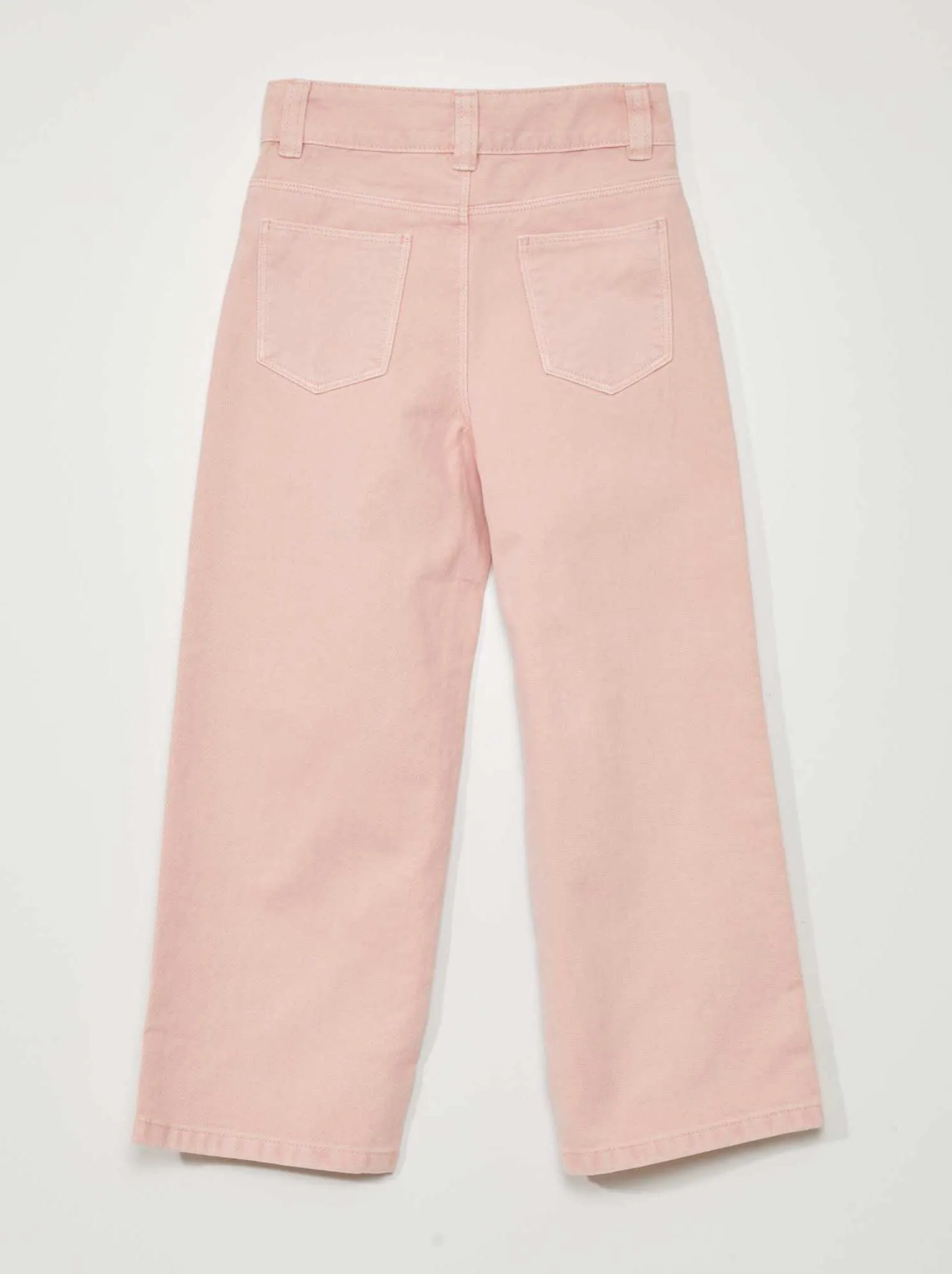 Jeans wide leg a vita alta - ROSA