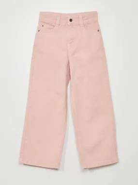 Jeans wide leg a vita alta - ROSA