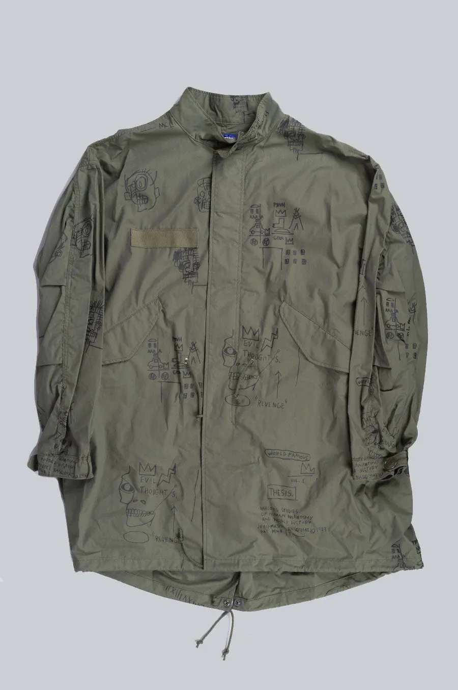 JUNYA WATANABE MAN BASQUIAT PARKA ARMY