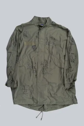 JUNYA WATANABE MAN BASQUIAT PARKA ARMY