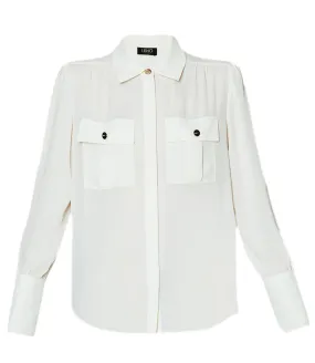 LIU-JO Liu Jo camicia latte donna