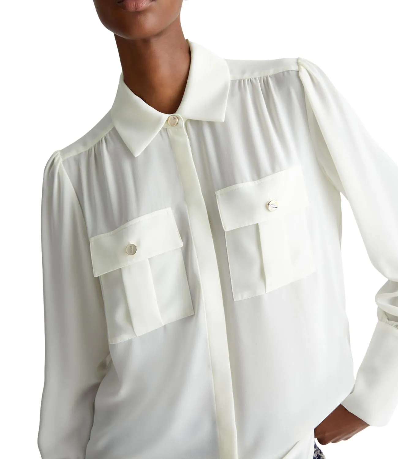 LIU-JO Liu Jo camicia latte donna