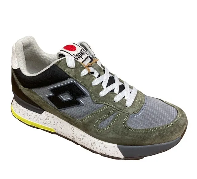 Lotto Leggenda Tokyo Shibuya low sneakers for men 217139 7C0 black-green