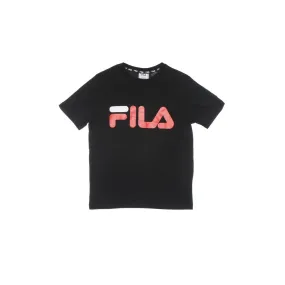 maglietta ragazzo gaia logo tee BLACK