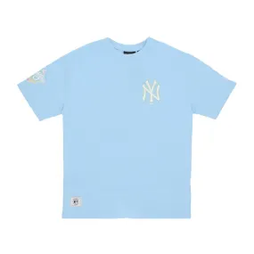 maglietta uomo mlb pastel os tee neyyan CHROME BLUE/OFF WHITE