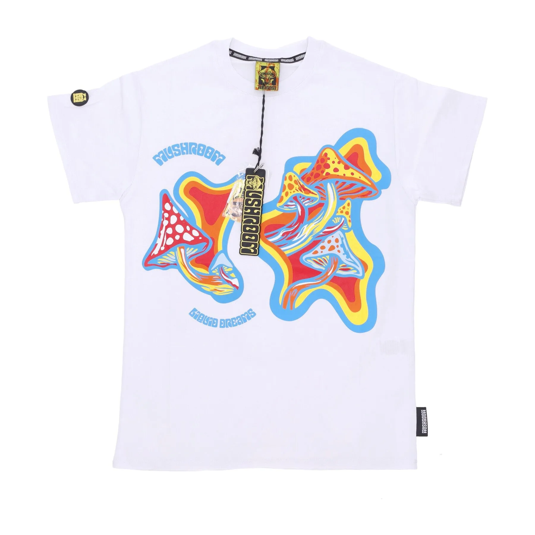 Maglietta Uomo Psychedelic Tee White