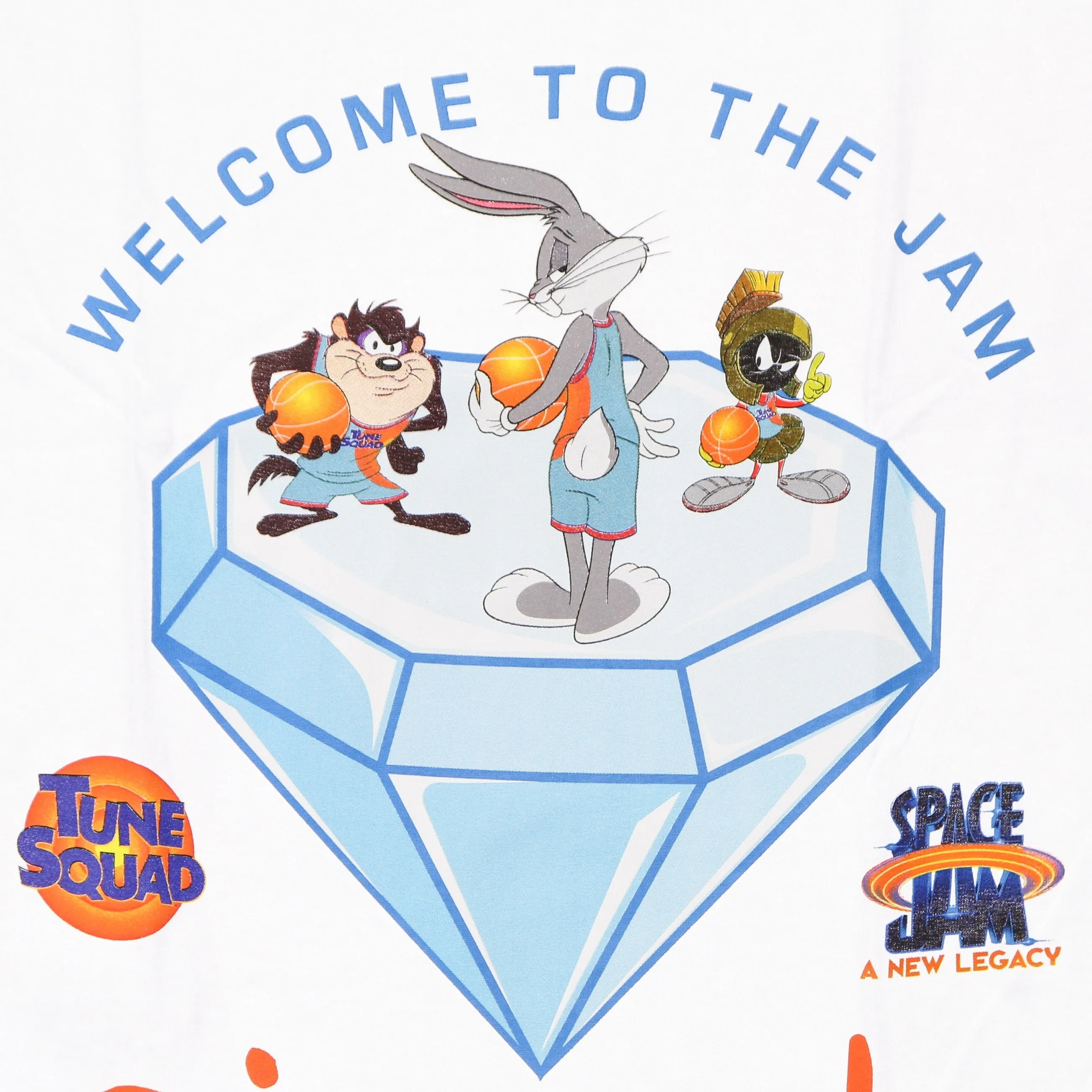 Maglietta Uomo Welcome To The Jam Tee X Space Jam 2 White