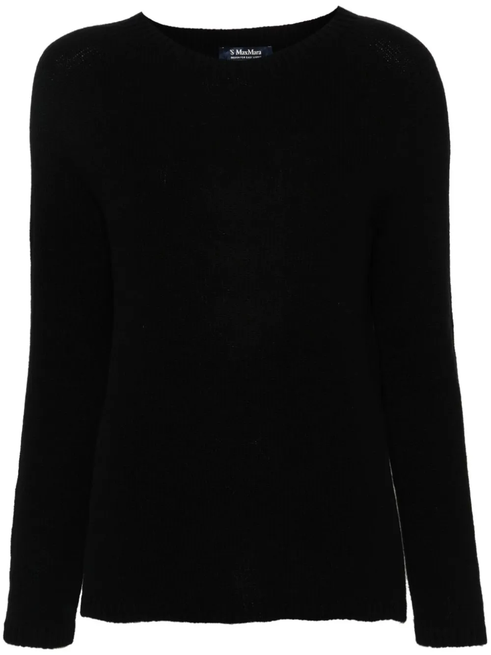 Maglione a girocollo georg in nero - donna