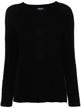 Maglione a girocollo georg in nero - donna