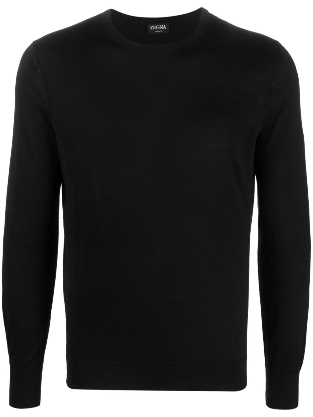 Maglione a girocollo in nero - uomo