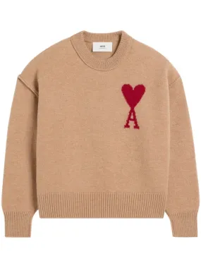 Maglione Ami De Coeur in marrone di AMI Paris - unisex