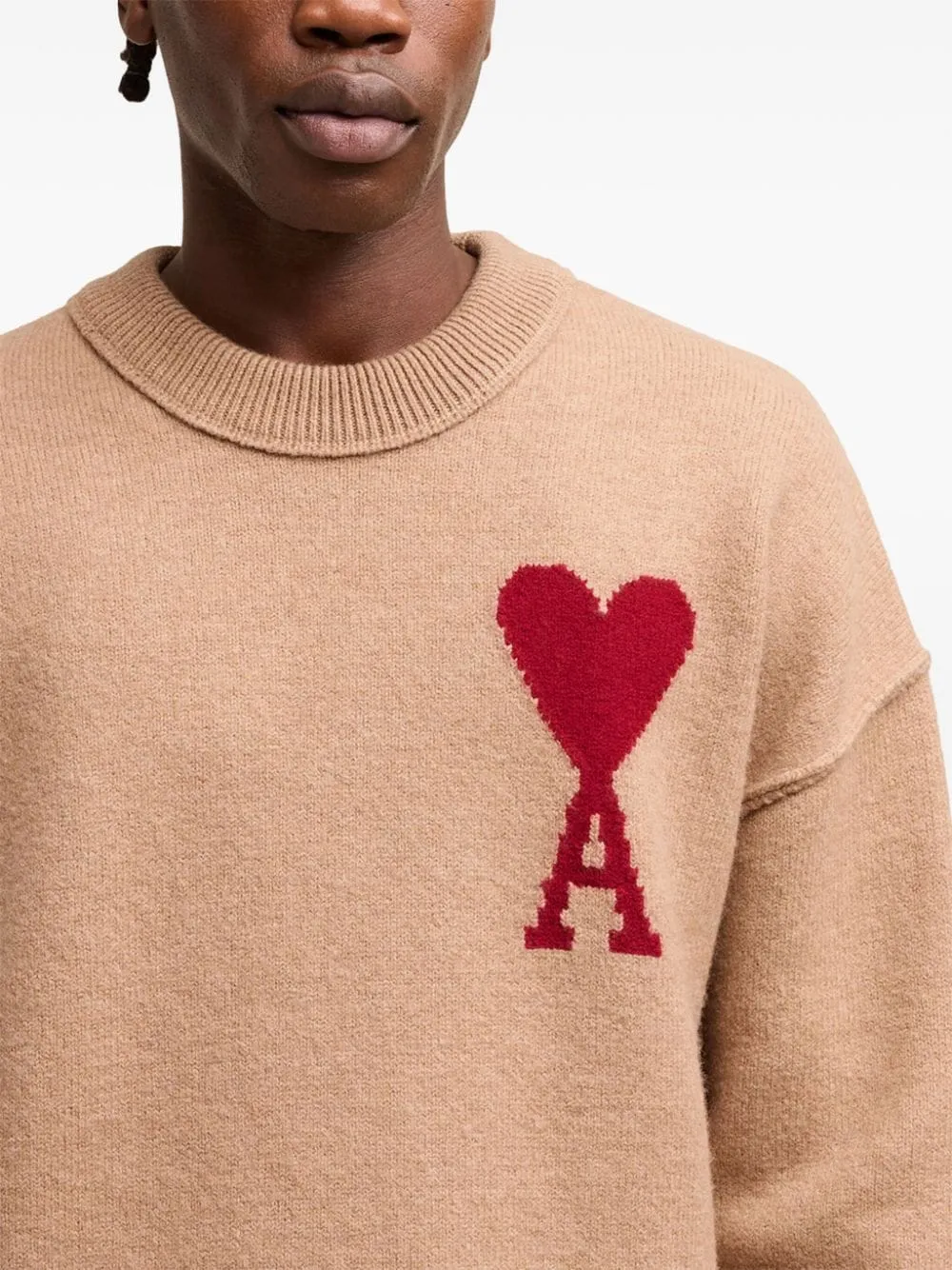 Maglione Ami De Coeur in marrone di AMI Paris - unisex