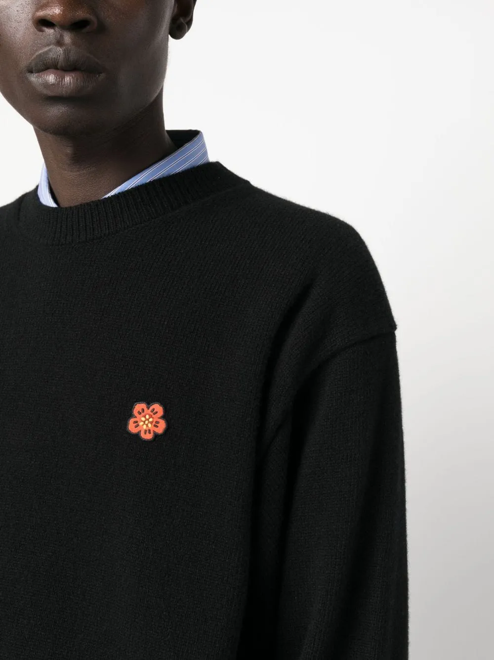 Maglione Boke Flower in nero - uomo