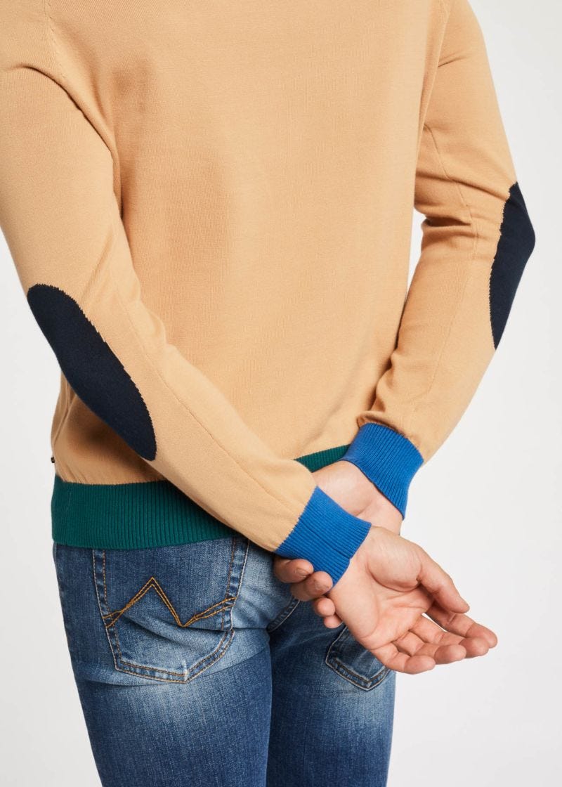 Maglione color block