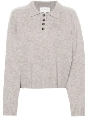 Maglione con colletto in grigio Loulou studio - donna