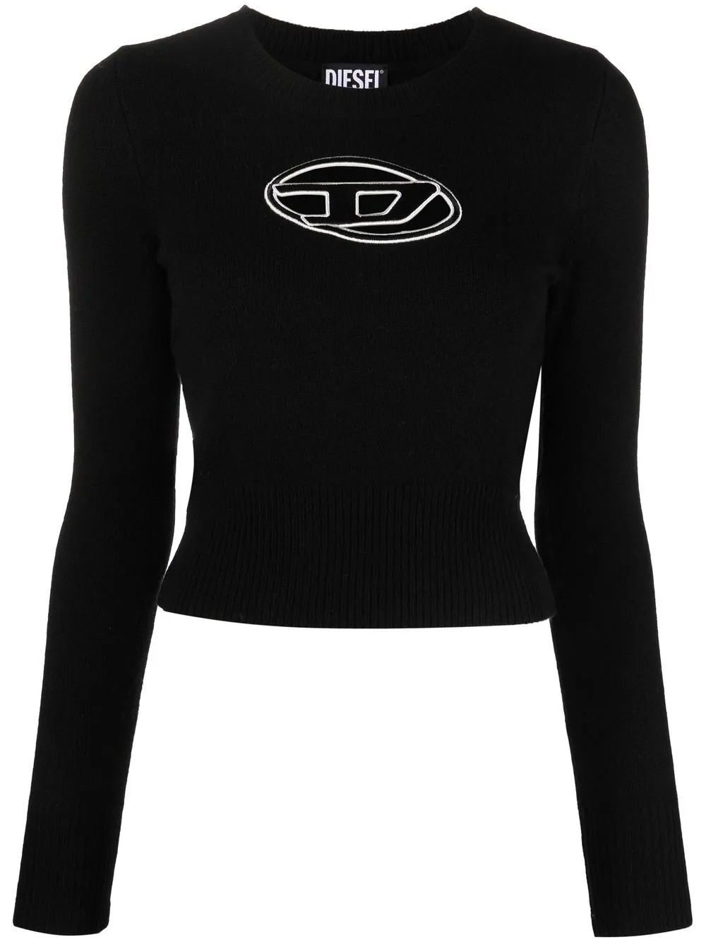 Maglione con logo m-areesa in nero Diesel - donna